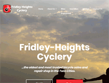 Tablet Screenshot of fridleyheightscyclery.com